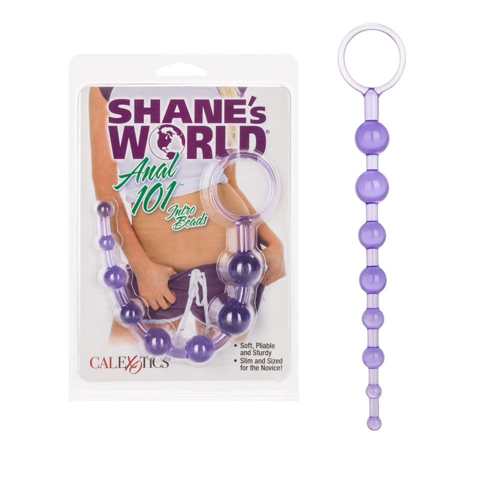 Shane's World Anal 101 Intro Beads Purple | 716770030757 | Discreet Personal Wellness