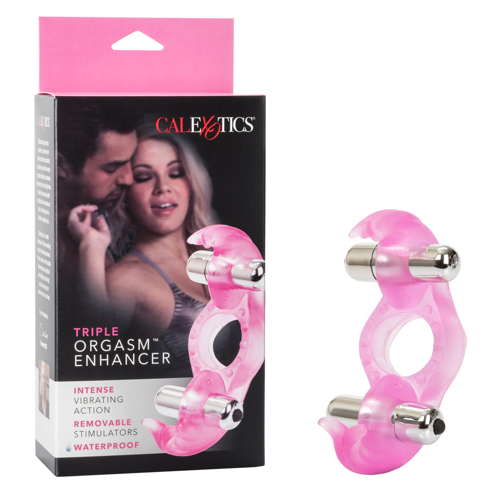 Triple Orgasm Enhancer Pink | 716770036629 | Discreet Personal Wellness