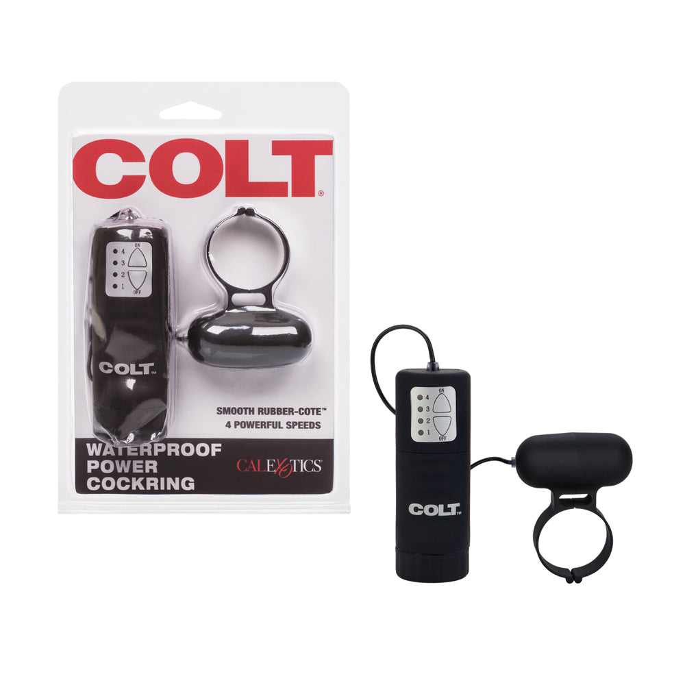 Colt Waterproof Power Penisring Black | 716770037077 | Discreet Personal Wellness
