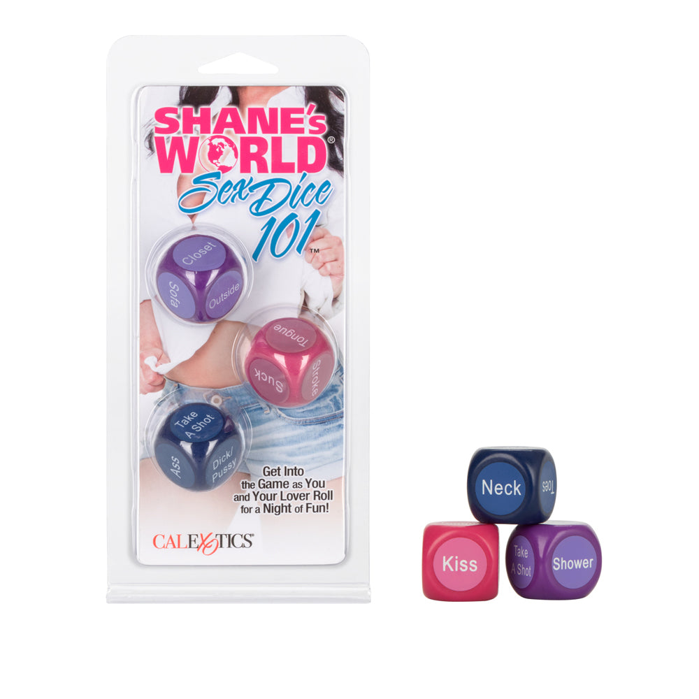 Shane's World Sex Dice 101 Multi-Colored | 716770046987 | Discreet Personal Wellness