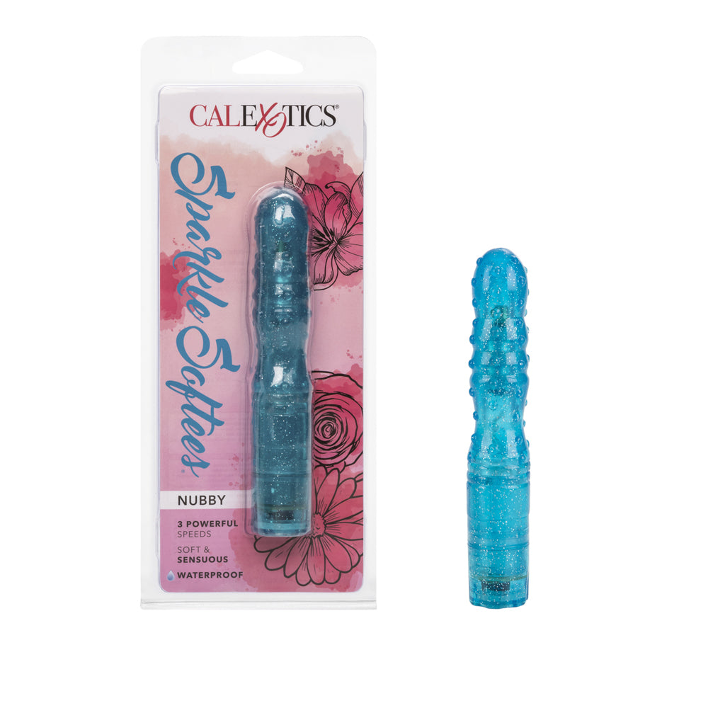 Sparkle Softees Nubbie Teal | 716770047229 | Discreet Personal Wellness