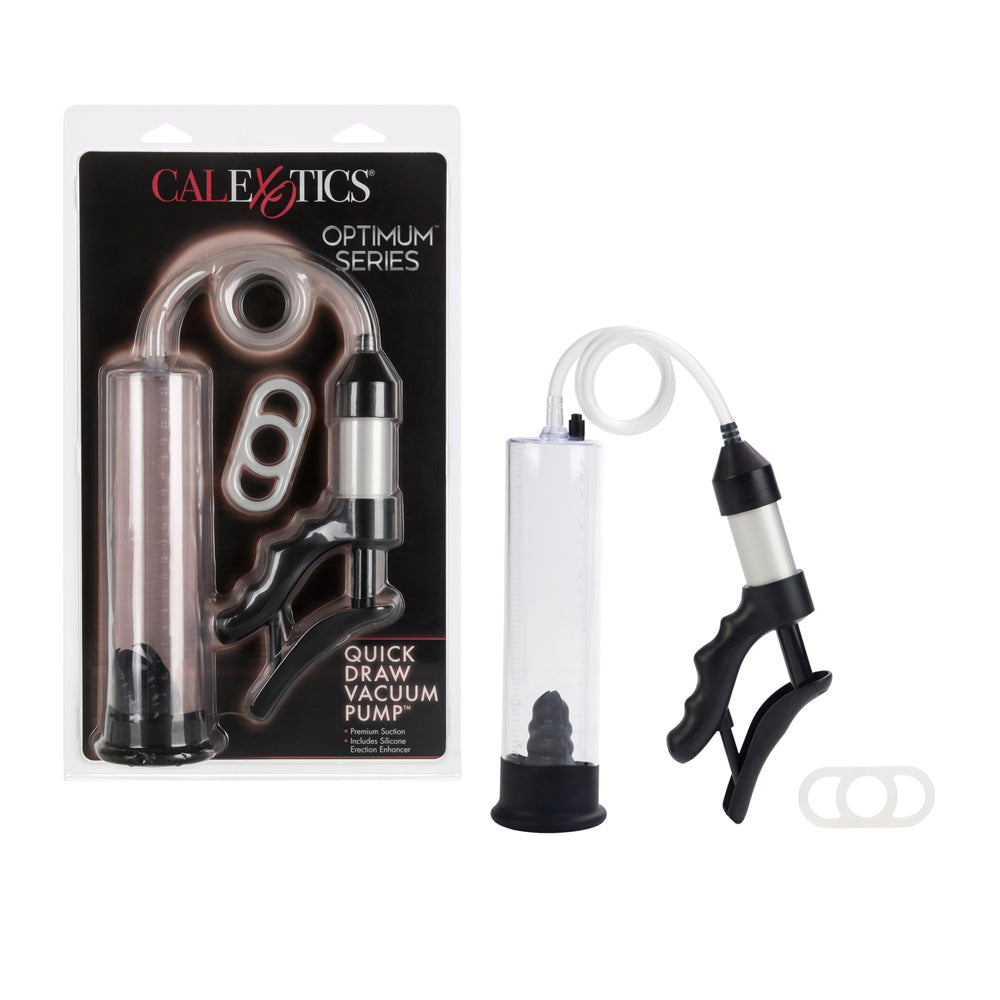 Optimum Series Quick Draw Vacuum Pump Clear | 716770047854 | Discreet Personal Wellness