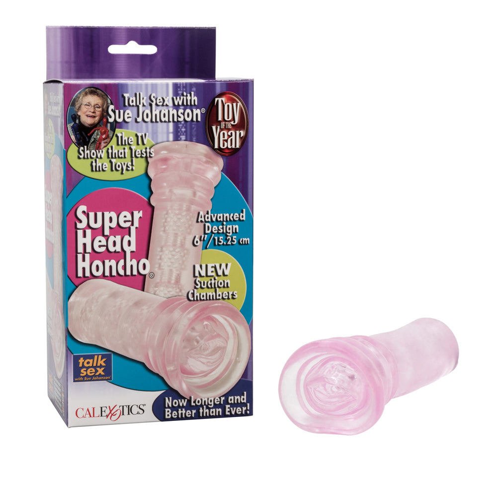 Sue Johanson Super Head Honcho Pink | 716770051264 | Discreet Personal Wellness