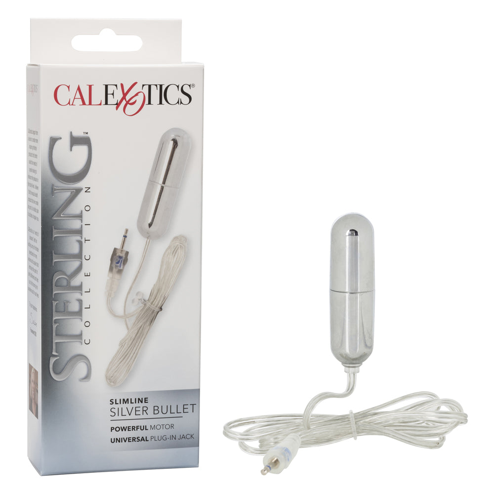 Sterling Collection Slimline Silver Bullet Silver | 716770054081 | Discreet Personal Wellness