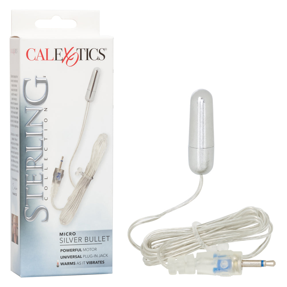 Sterling Collection Micro Silver Bullet Silver | 716770054128 | Discreet Personal Wellness