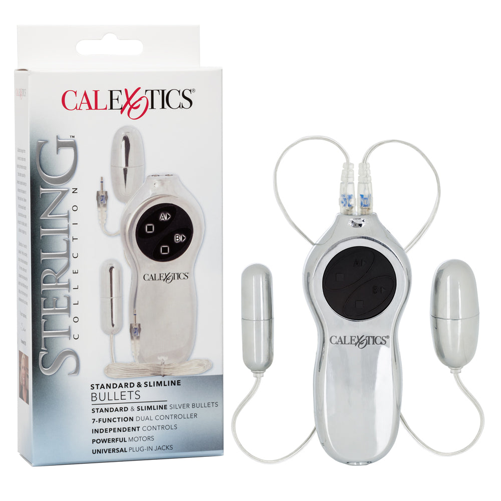 Sterling CollectionStandard & Slimline Silver Bullets Silver | 716770054265 | Discreet Personal Wellness