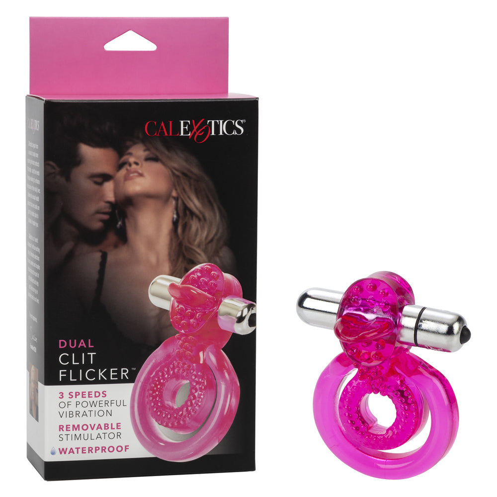 Dual Clitoris Flicker Pink | 716770054562 | Discreet Personal Wellness