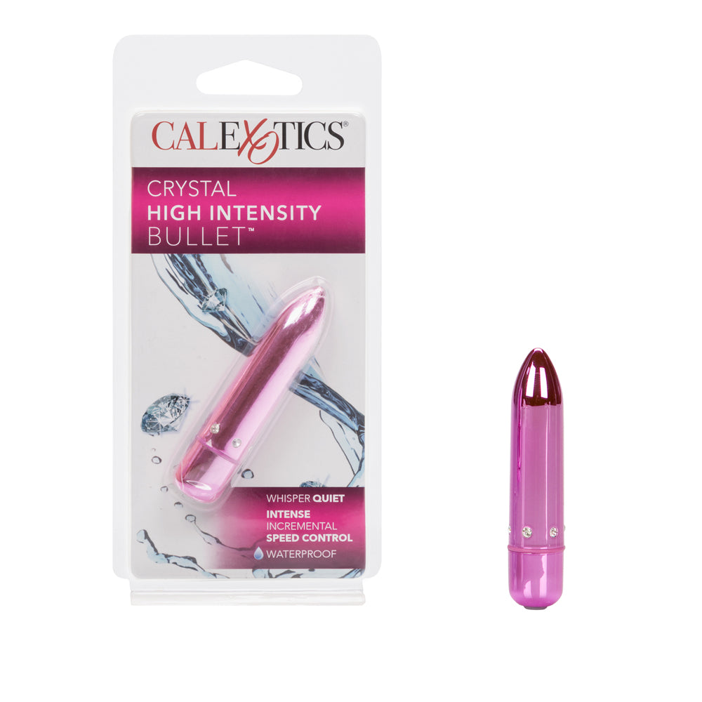 Crystal High Intensity Bullet Pink | 716770057419 | Discreet Personal Wellness