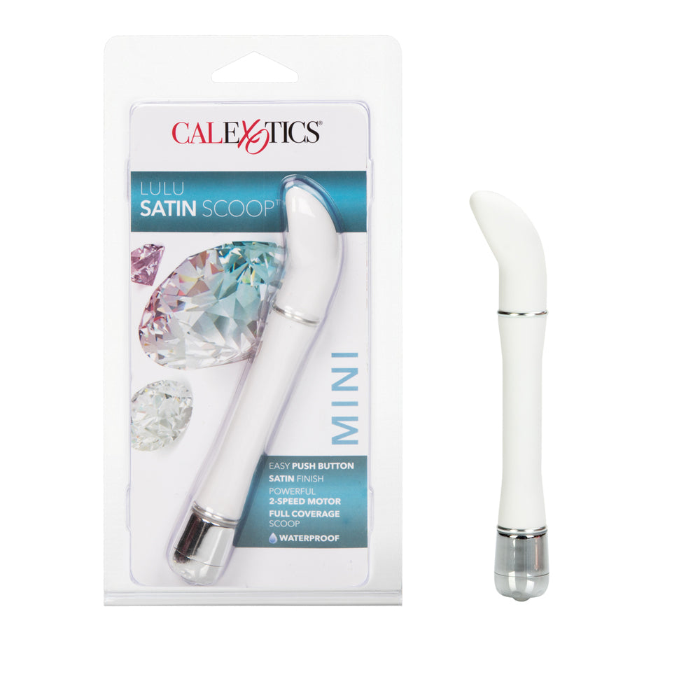 Lulu Satin Scoop White | 716770059802 | Discreet Personal Wellness