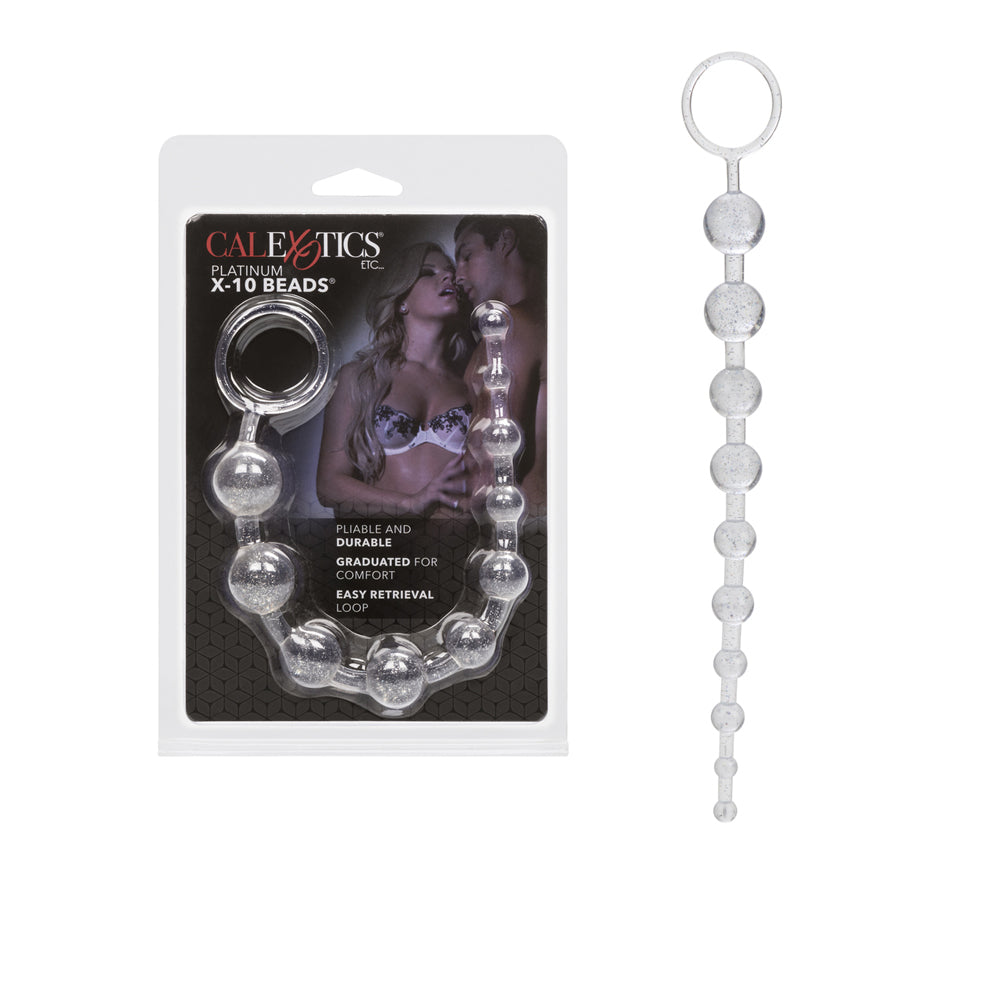 Platinum X-10 Beads Silver | 716770064066 | Discreet Personal Wellness
