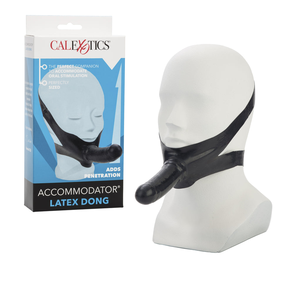 The "Original" Accommodator Latex Penis Black | 716770065742 | Discreet Personal Wellness