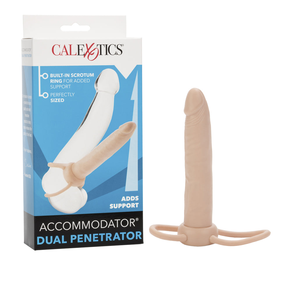 Accommodator Dual Penetrator Ivory | 716770065759 | Discreet Personal Wellness