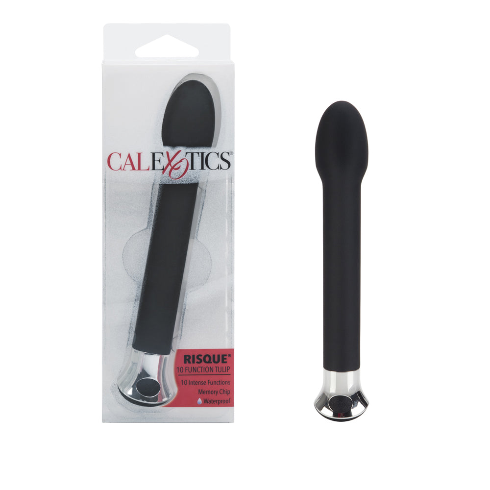Risqu&eacute; 10-Function Tulip Black | 716770066909 | Discreet Personal Wellness