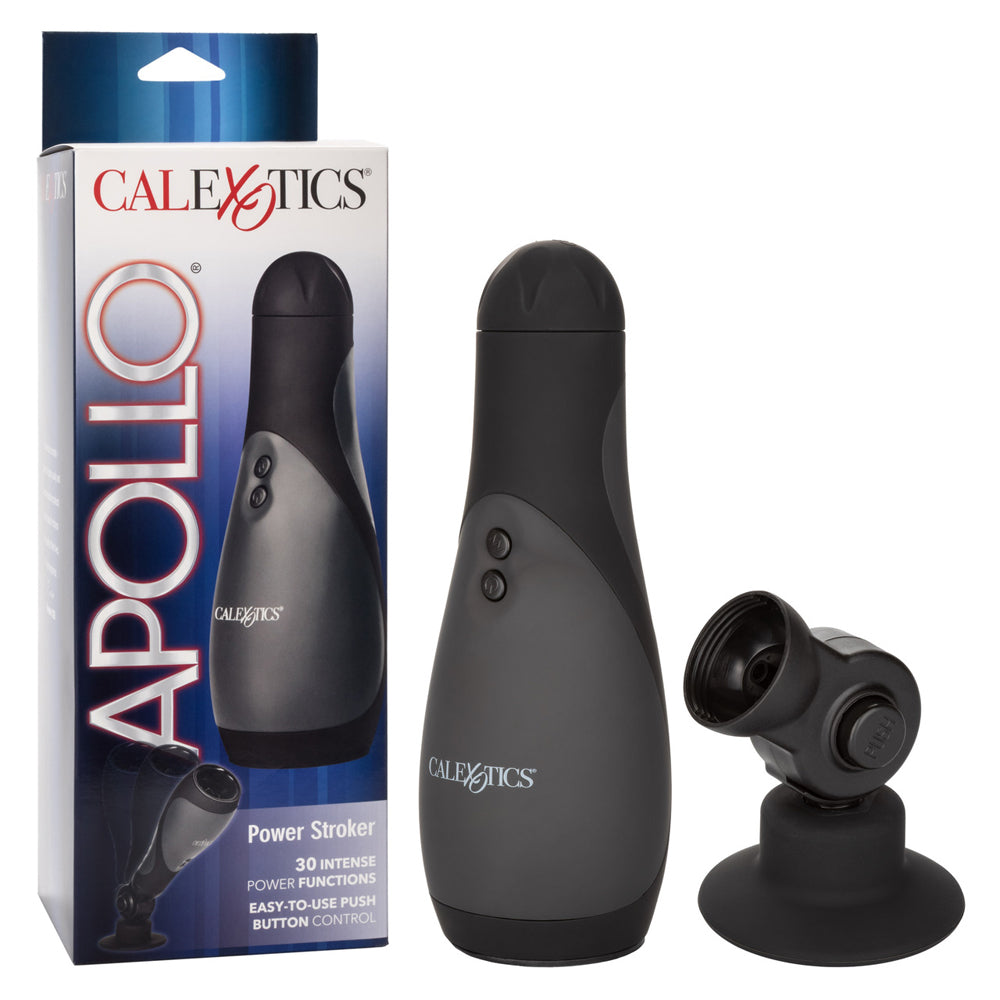 Apollo Power Stroker Gray | 716770079473 | Discreet Personal Wellness