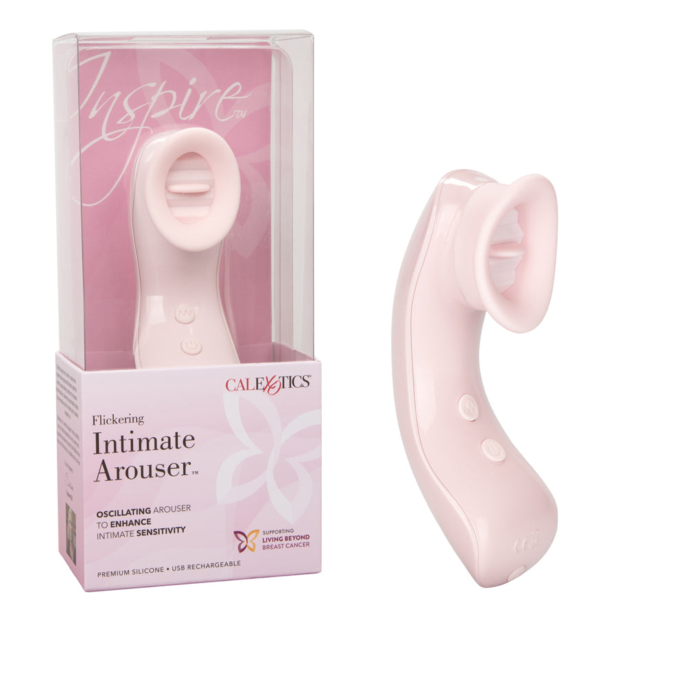 Inspire Flickering Intimate Arouser Pink | 716770086860 | Discreet Personal Wellness