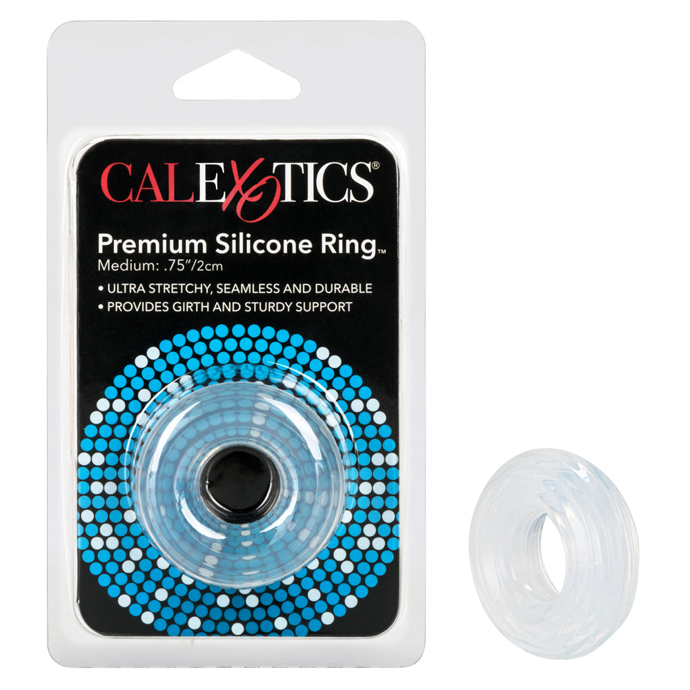 Premium Silicone Ring Medium Clear | 716770087768 | Discreet Personal Wellness