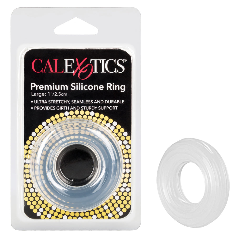 Premium Silicone Ring Large Clear | 716770087775 | Discreet Personal Wellness