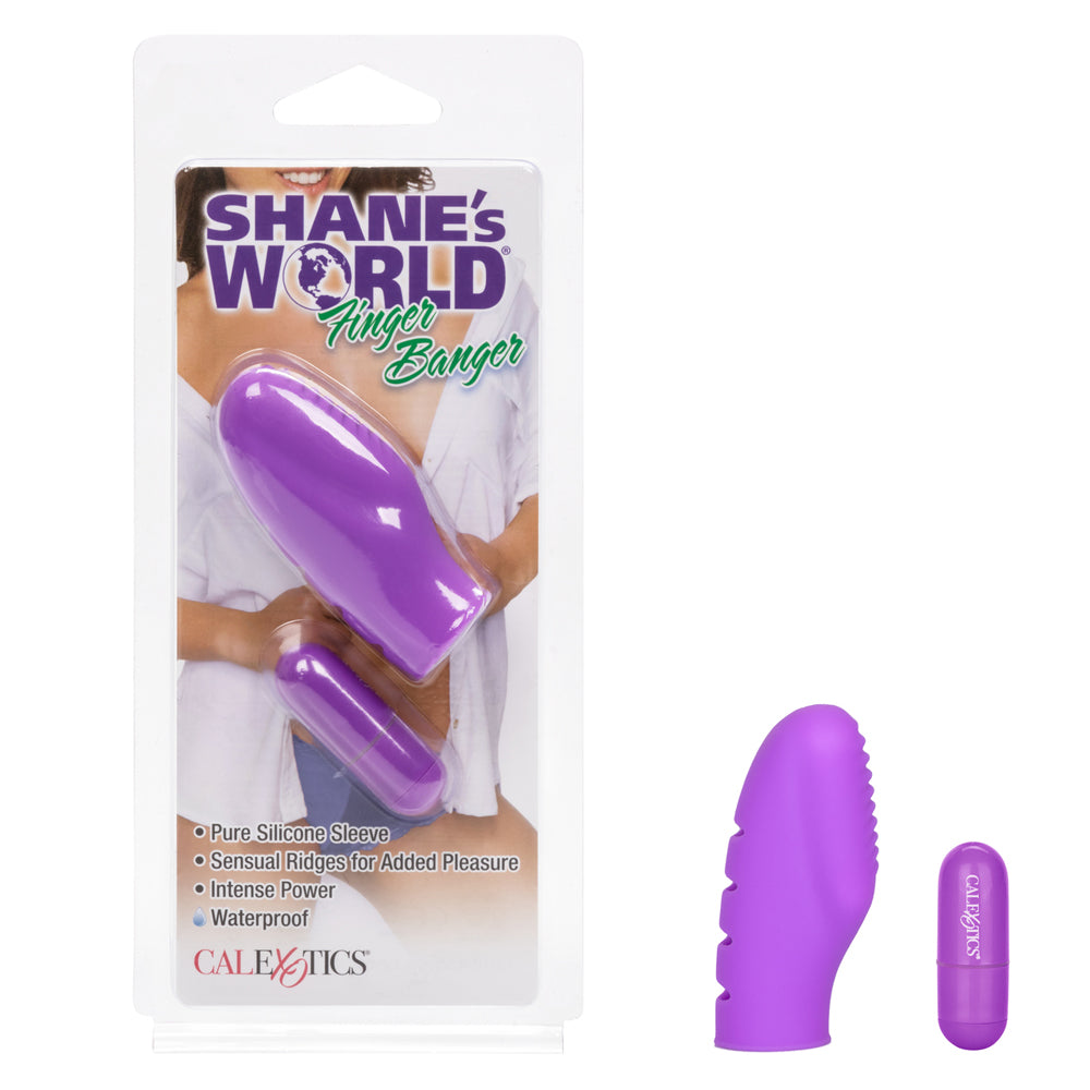 Shane's World Finger Banger Purple | 716770088543 | Discreet Personal Wellness