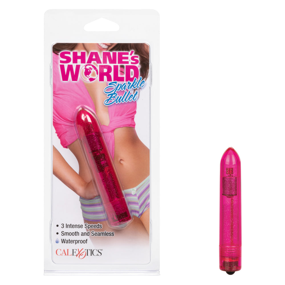 Shane's World Sparkle Bullet Pink | 716770088772 | Discreet Personal Wellness