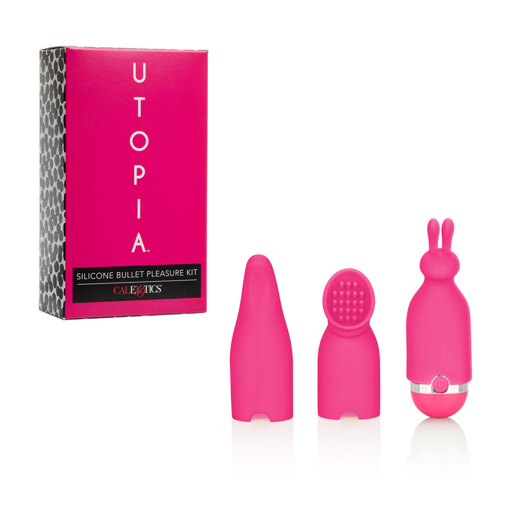 Utopia Silicone Bullet Pleasure kit | 716770089991 | Discreet Personal Wellness