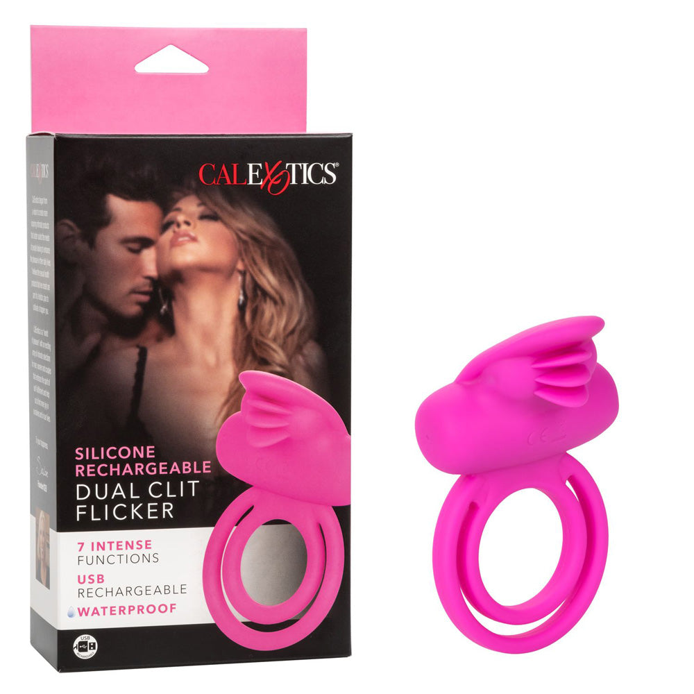 Rechargeable Dual Clitoris Flicker Enhancer | 716770093356 | Discreet Personal Wellness