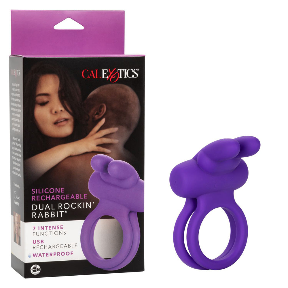 Rechargeable Rockin' Rabbit Enhancer | 716770093370 | Discreet Personal Wellness