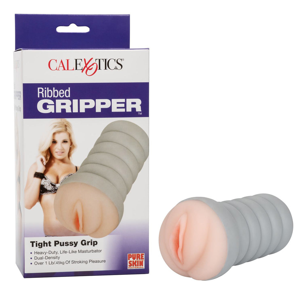 Ribbed Gripper Tight Vagina Ivory | 716770093615 | Discreet Personal Wellness