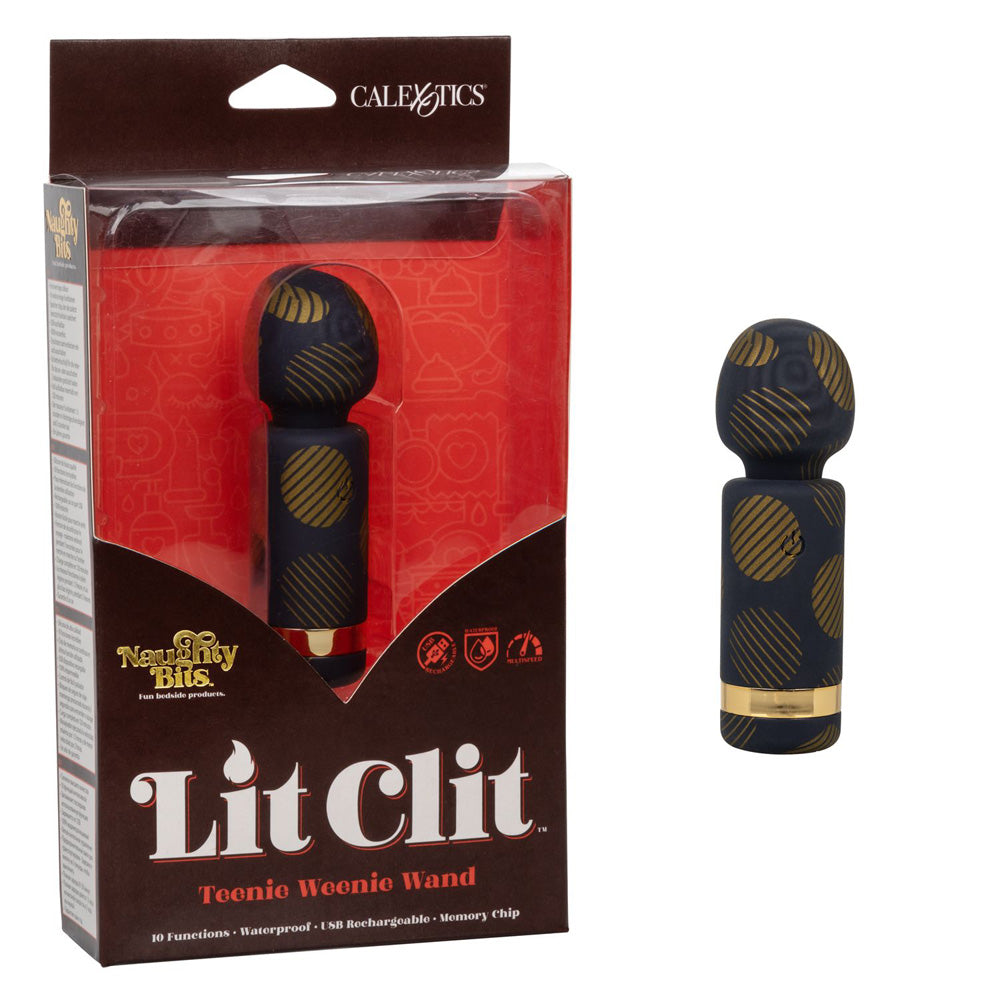 Naughty Bits Lit Clitoris Teeny Weenie Wand | 716770094308 | Discreet Personal Wellness