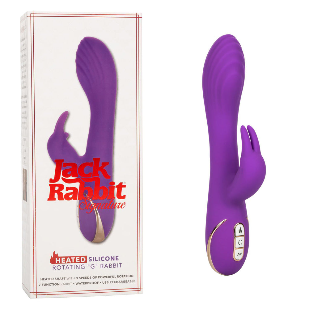 Jack Rabbit Signature Heated Silicone Rotating | 716770095619 | Discreet Personal Wellness