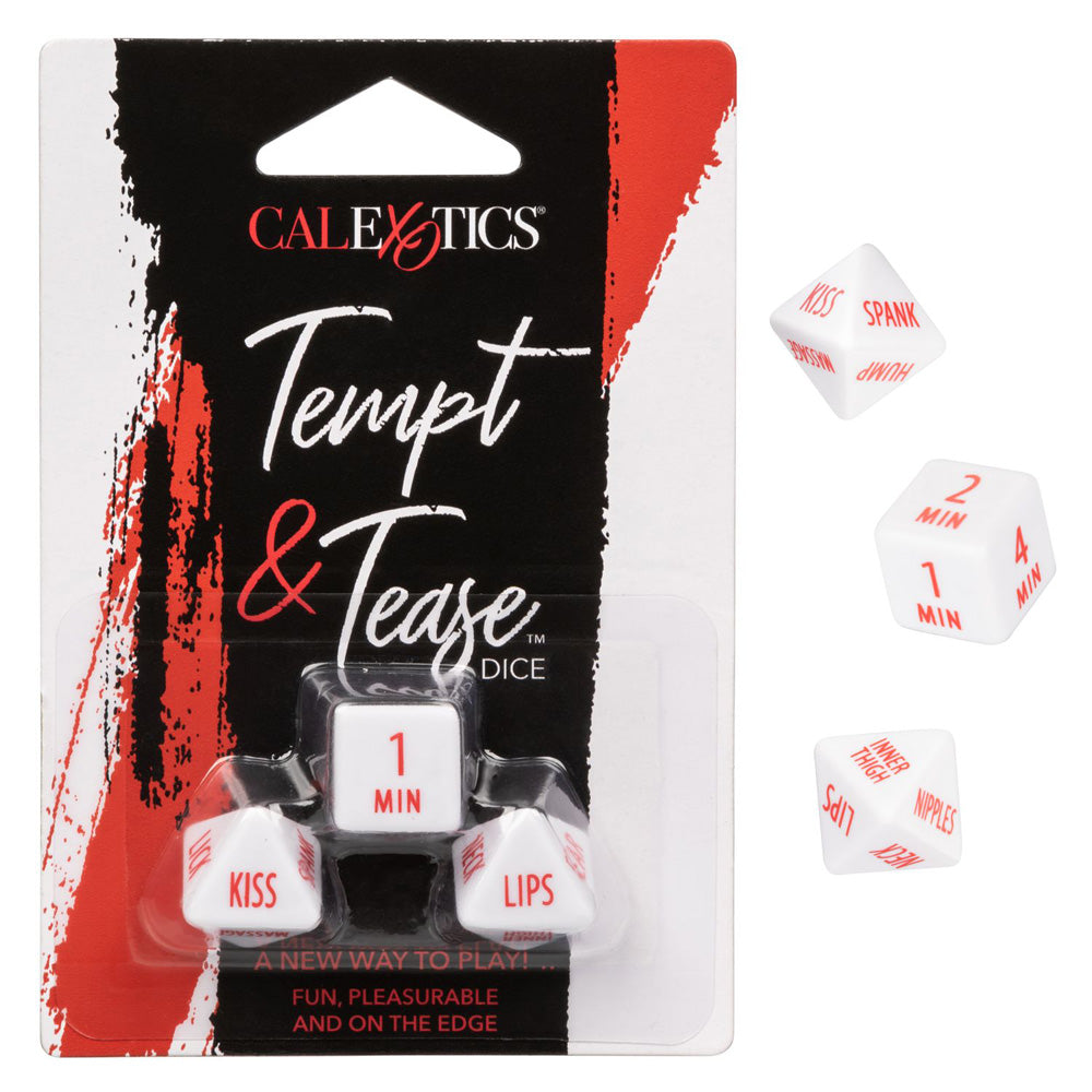 Tempt & Tease Dice | 716770095824 | Discreet Personal Wellness