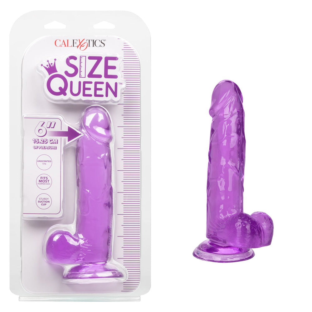 Size Queen 6" Purple | 716770096531 | Discreet Personal Wellness