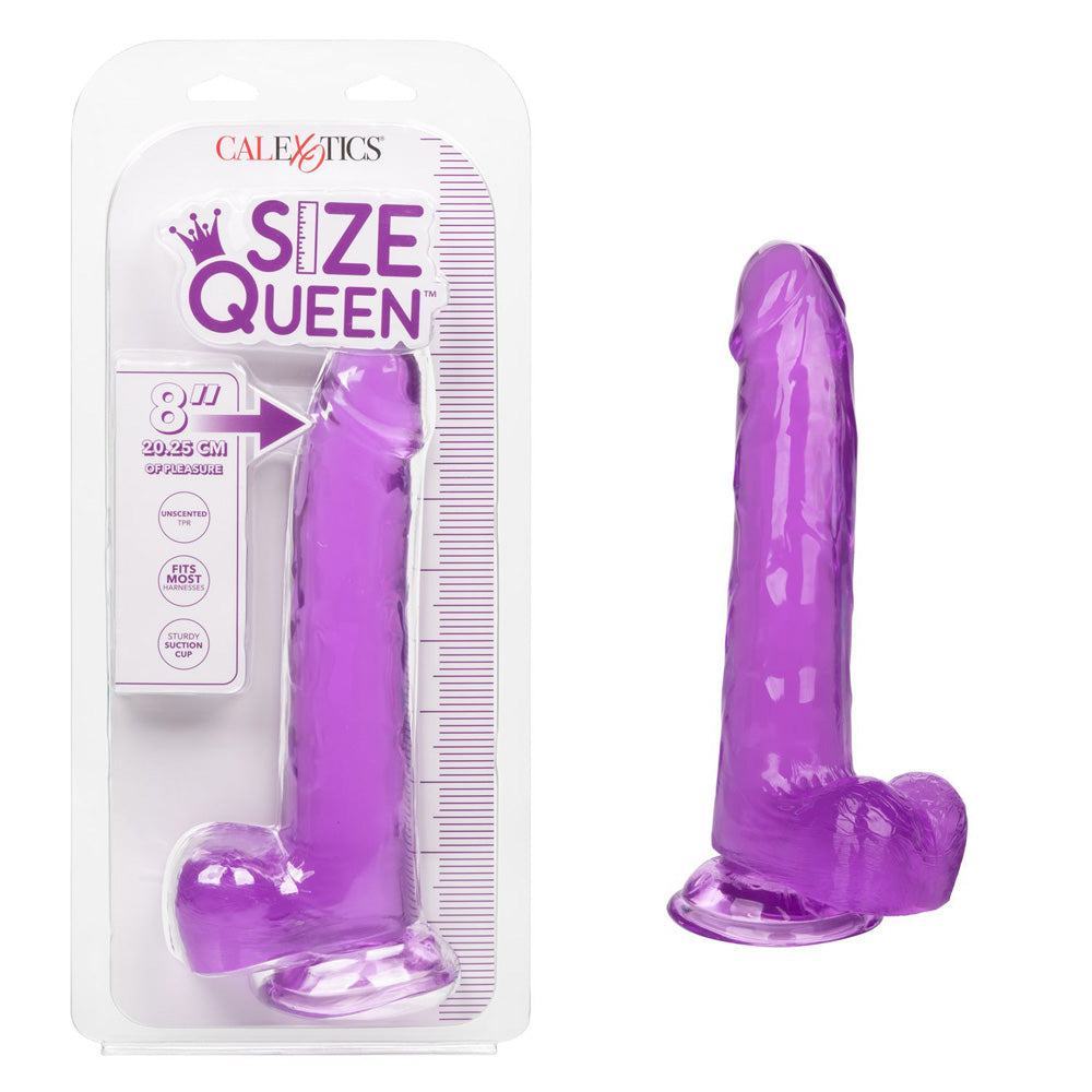 Size Queen 8" Purple | 716770096562 | Discreet Personal Wellness