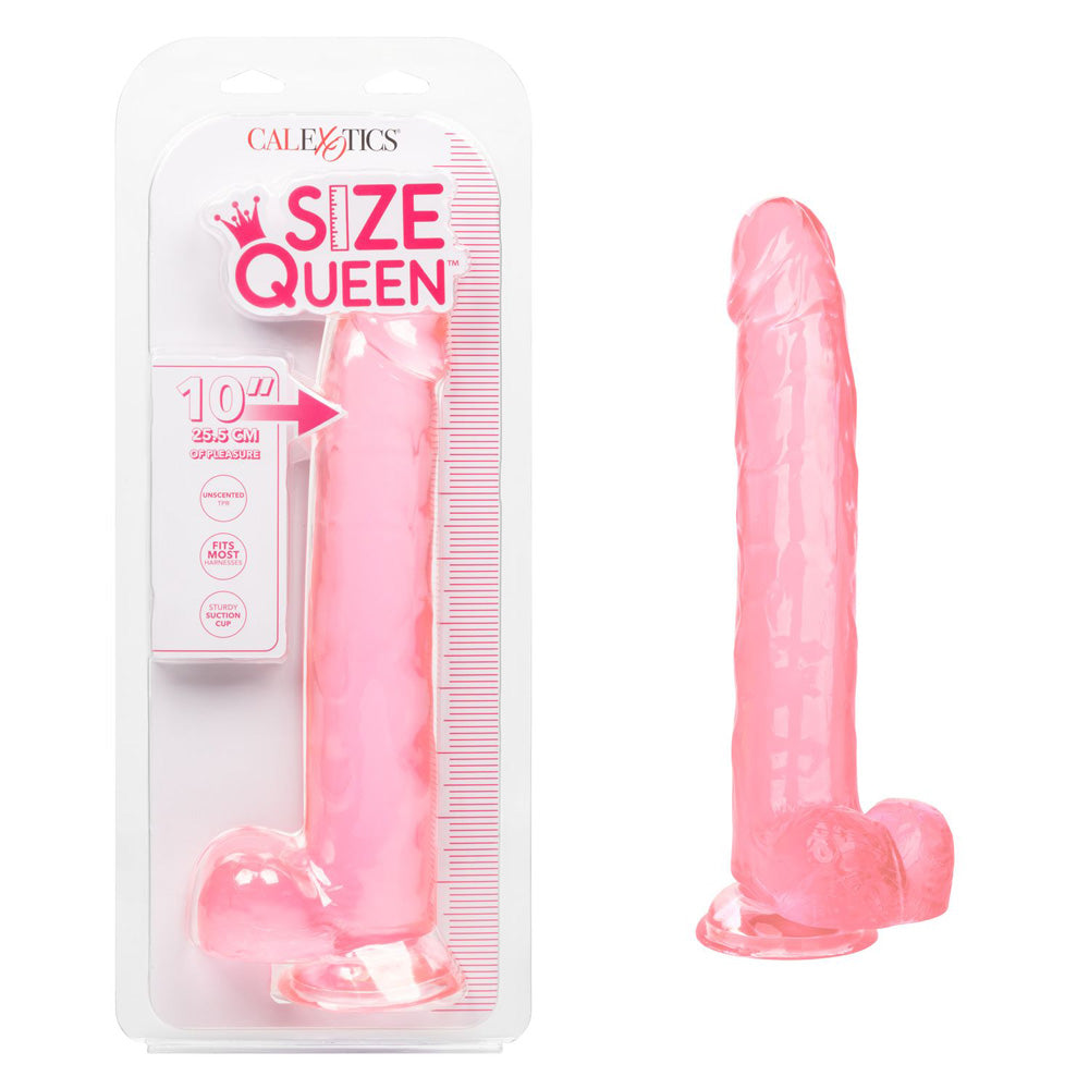 Size Queen 10" Pink | 716770096579 | Discreet Personal Wellness