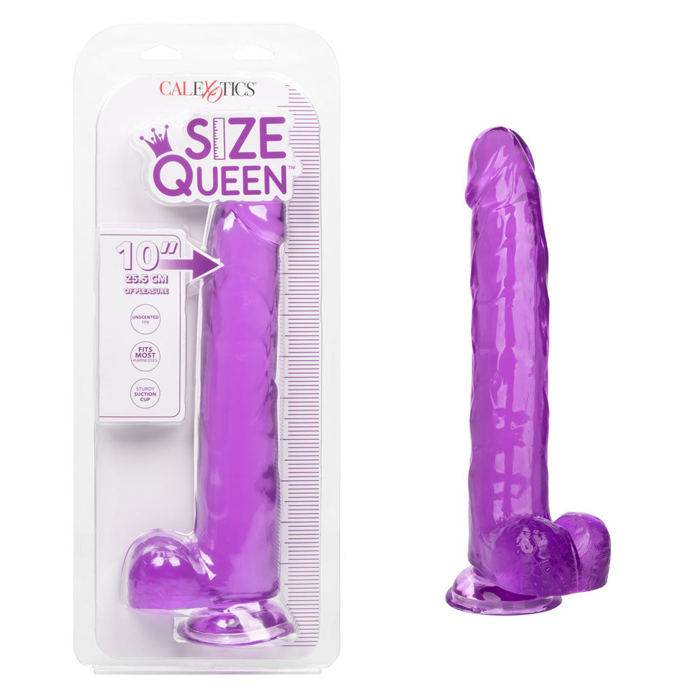 Size Queen 10" Purple | 716770096593 | Discreet Personal Wellness