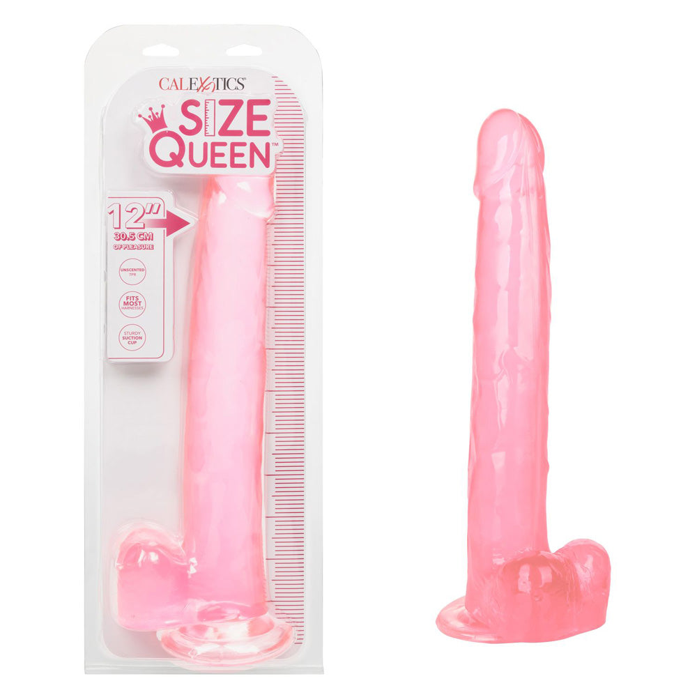 Size Queen 12" Pink | 716770098726 | Discreet Personal Wellness