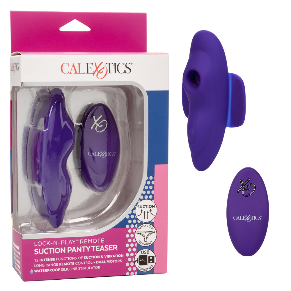 Lock-N-Play Remote Suction Panty Teaser | 716770100832 | Discreet Personal Wellness