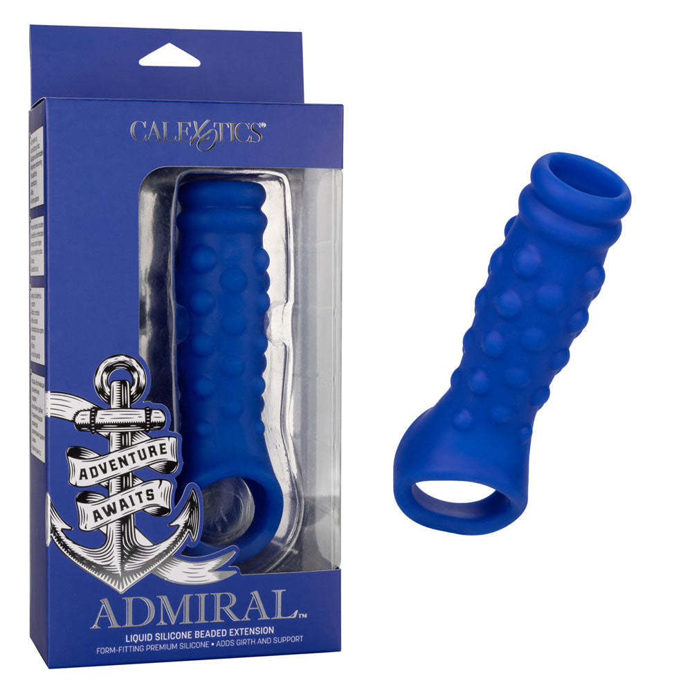 Admiral Liquid Silicone Beaded Extension | 716770101419 | Discreet Personal Wellness