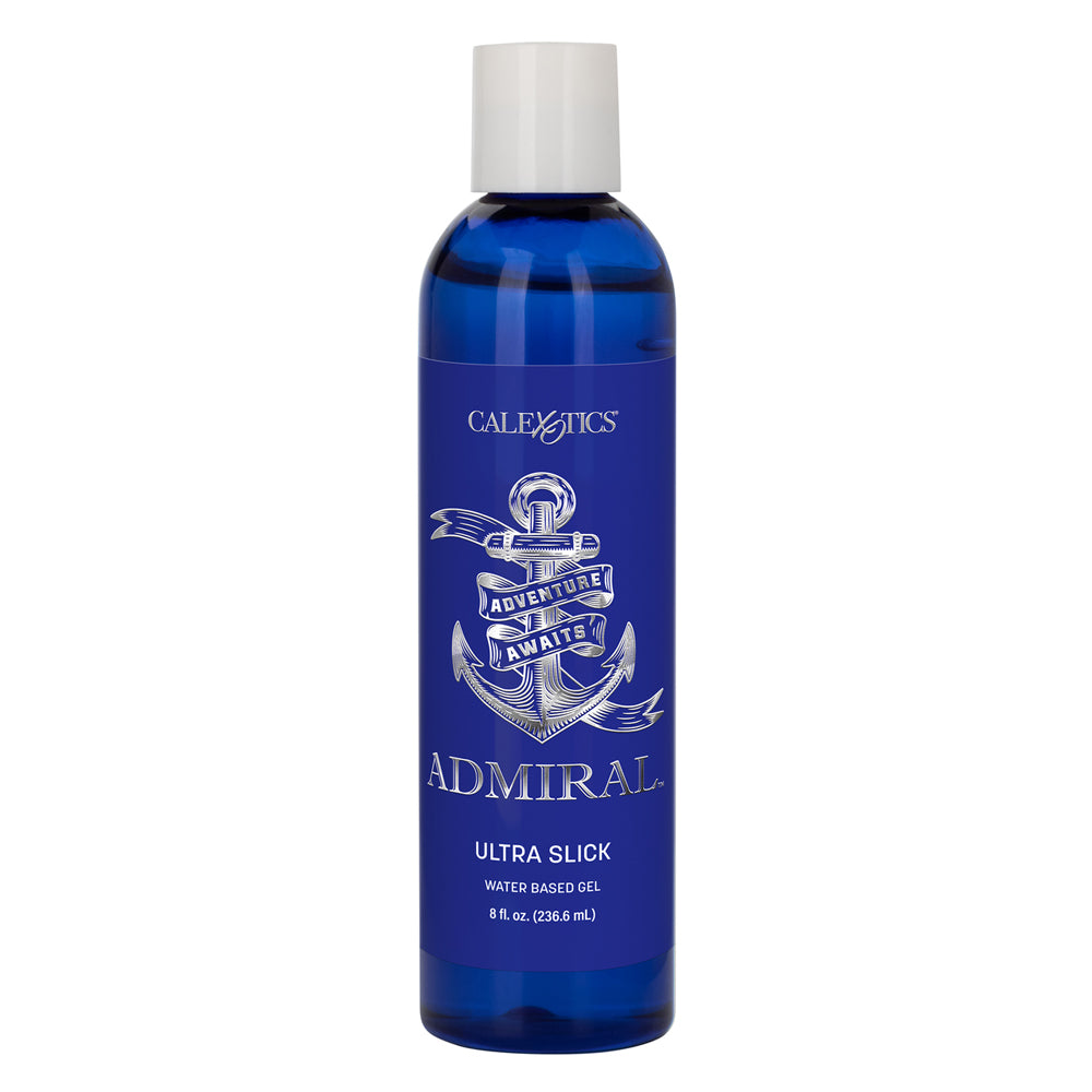 Admiral Ultra Slick Water Based Gel 8 oz. | 716770102188 | Discreet Personal Wellness