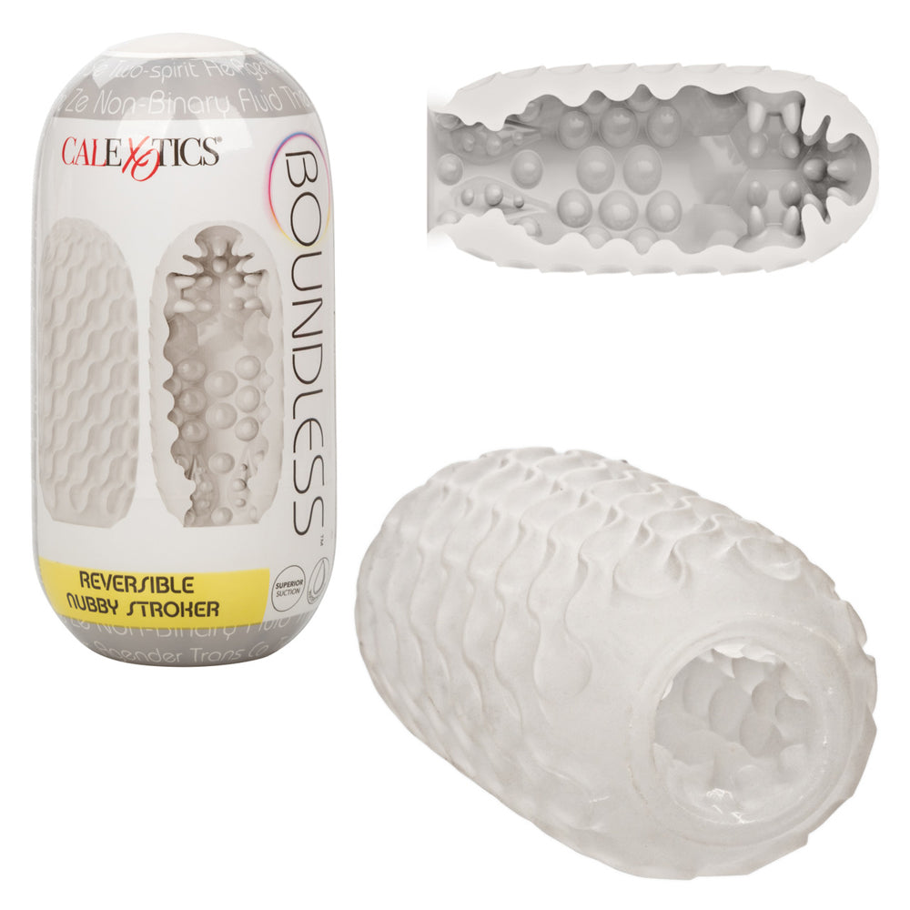 Boundless Reversible Nubby Stroker | 716770102867 | Discreet Personal Wellness