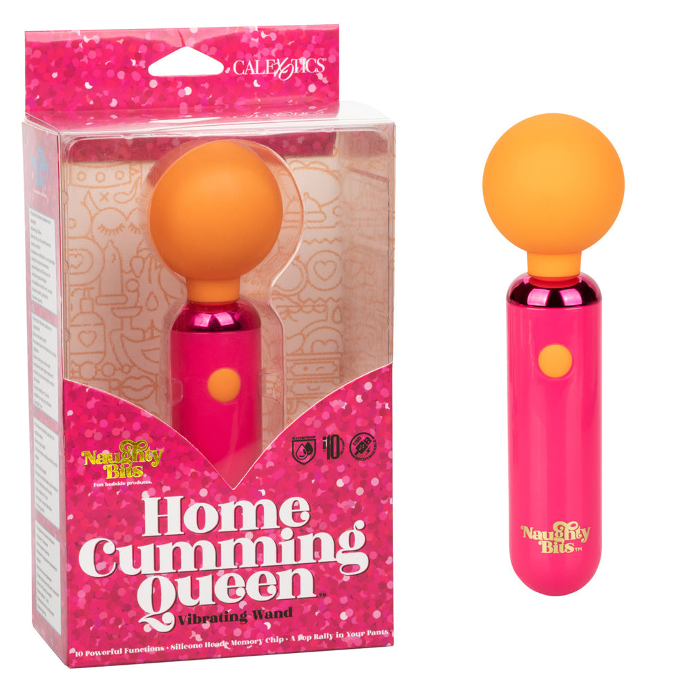 Naughty Bits Home Coming Queen Vibrating Wand | 716770104298 | Discreet Personal Wellness