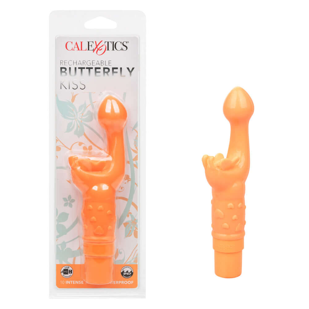 Rechargeable Butterfly Kiss Orange | 716770105936 | Discreet Personal Wellness