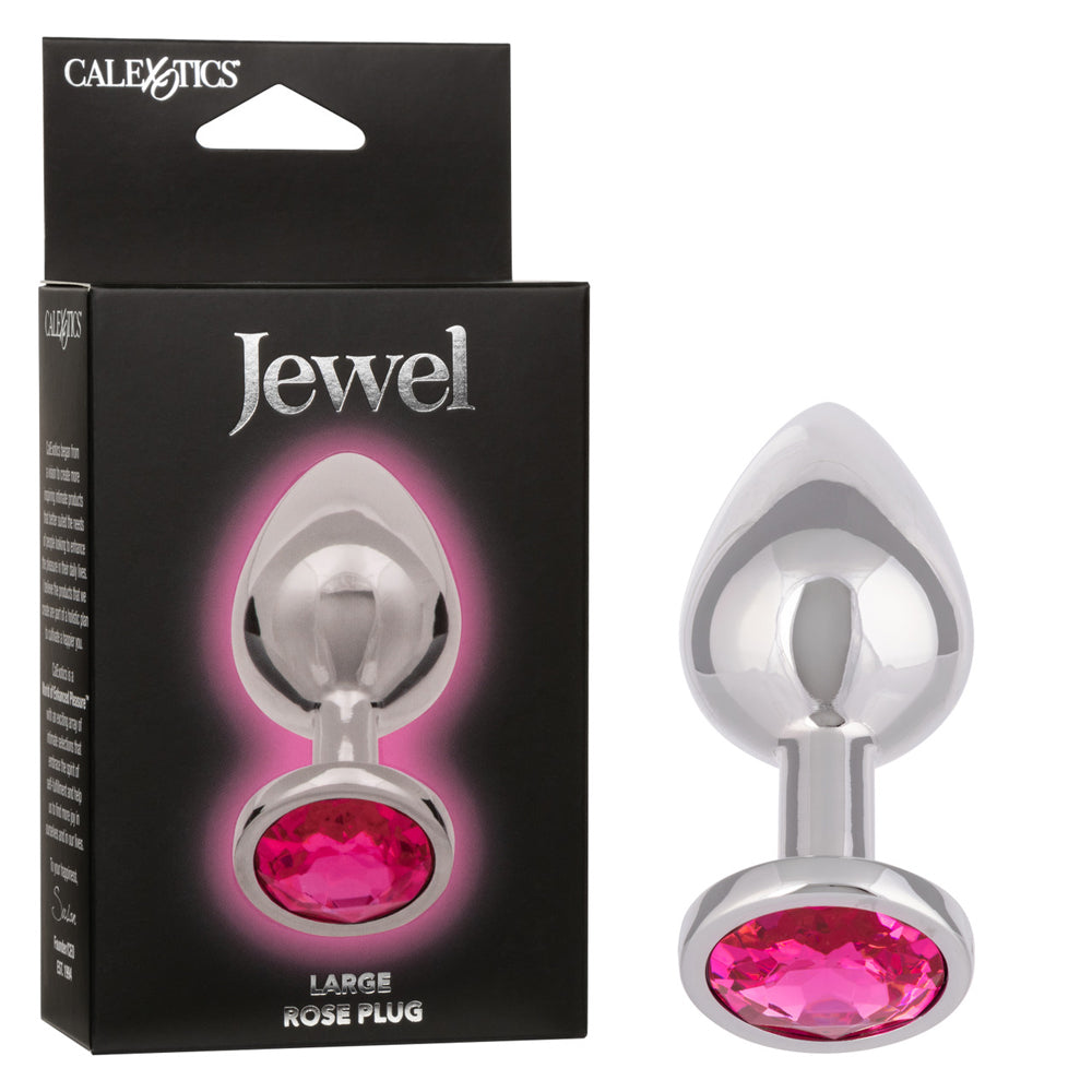 Jewel Large Rose Plug | 716770106513 | Discreet Personal Wellness