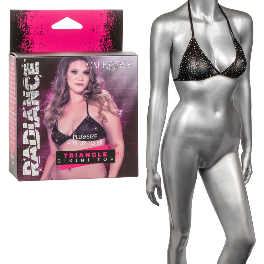 Radiance Plus Size Triangle Bikini Top | 716770107251 | Discreet Personal Wellness