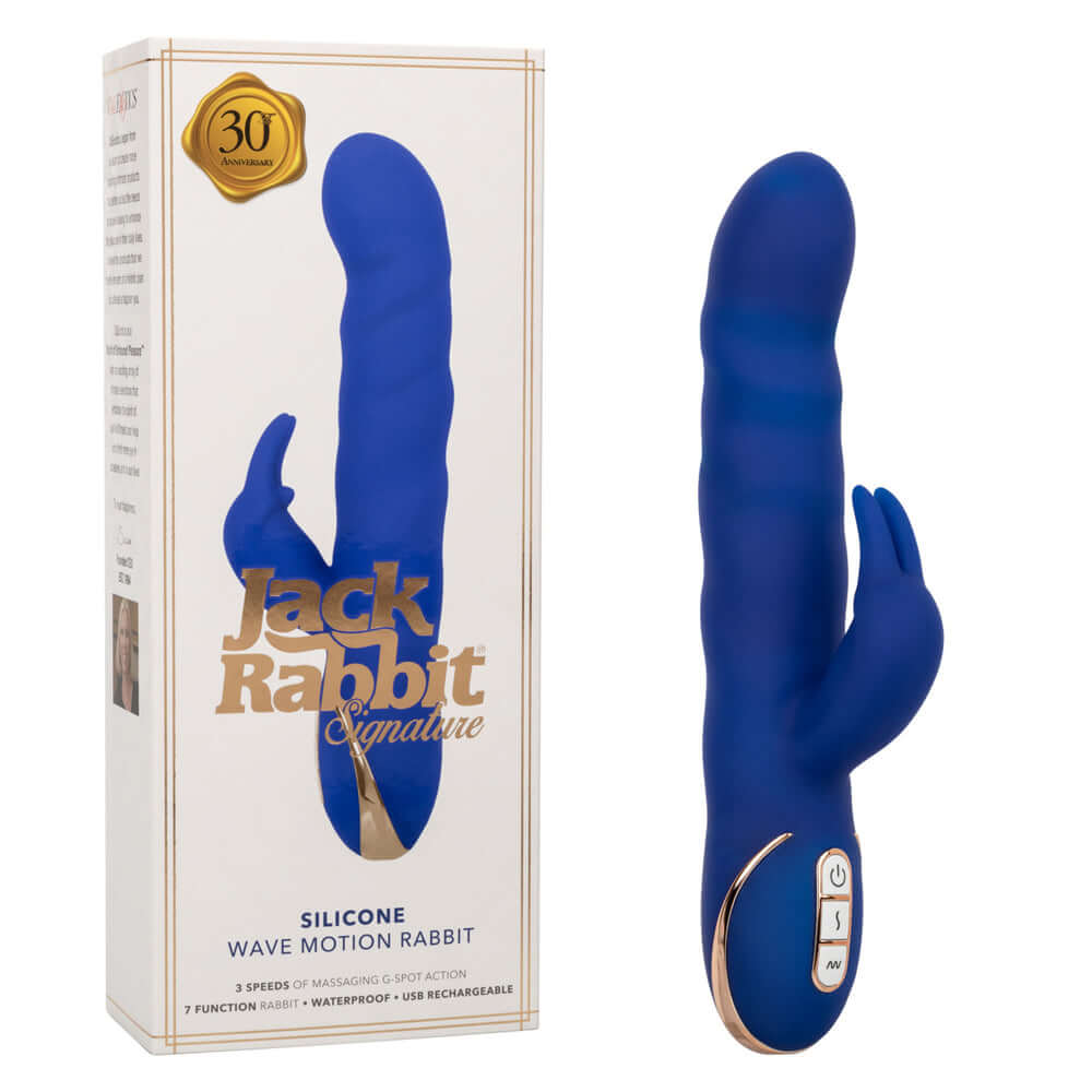 Jack Rabbit Signature Silicone Wave Motion Rabbit | 716770108258 | Discreet Personal Wellness