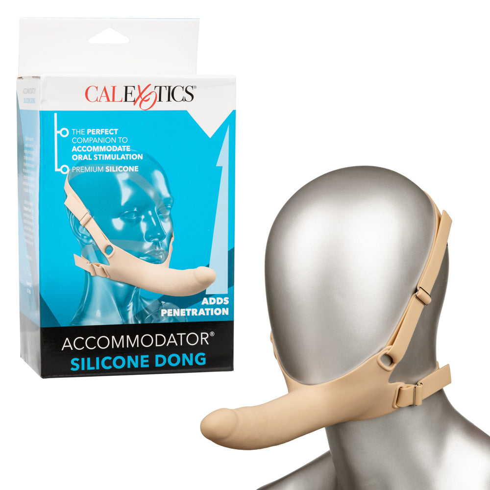Accommodator Silicone Penis Ivory | 716770111036 | Discreet Personal Wellness