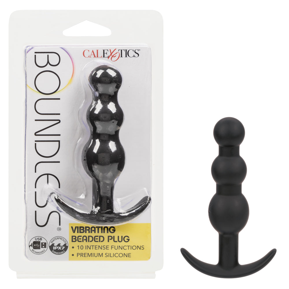 Boundless Vibrating Beaded Plug | 716770111906 | Discreet Personal Wellness