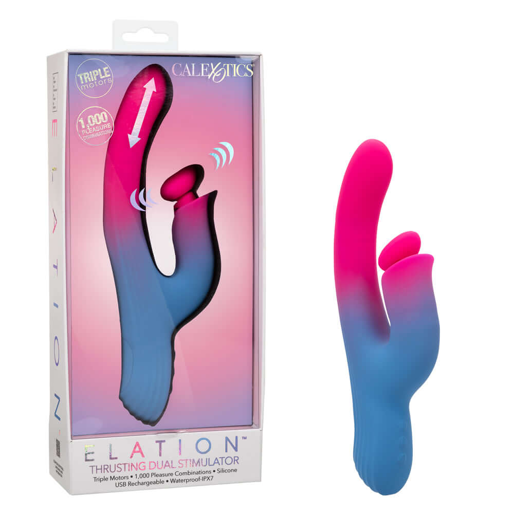 Elation Thrusting Dual Stimulator | 716770112521 | Discreet Personal Wellness