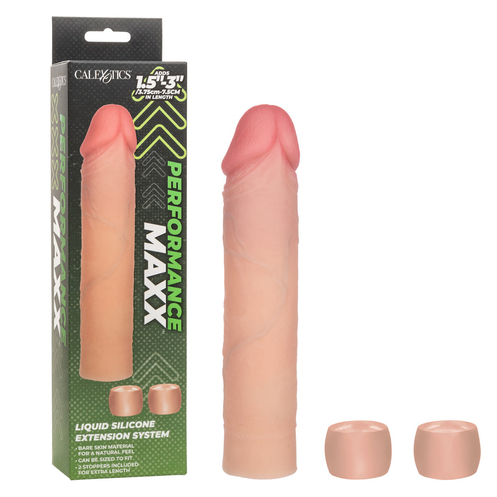 Performance Maxx Liquid Silicone Extension System Ivory | 716770112880 | Discreet Personal Wellness