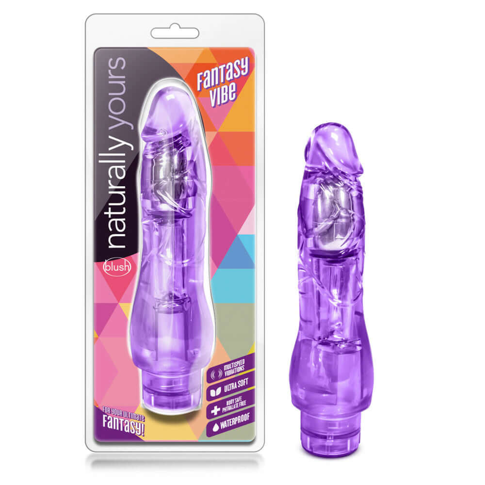 Naturally Yours Fantasy Vibe - Purple | 735380130114 | Discreet Personal Wellness