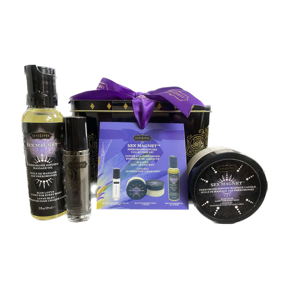 Sex Magnet Blue Lotus Gift Set | 739122120692 | Discreet Personal Wellness